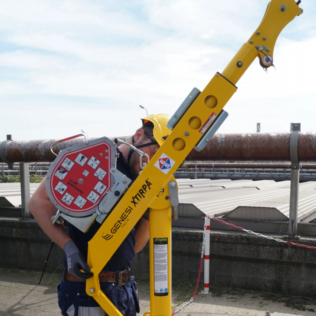 Davitarm met staander