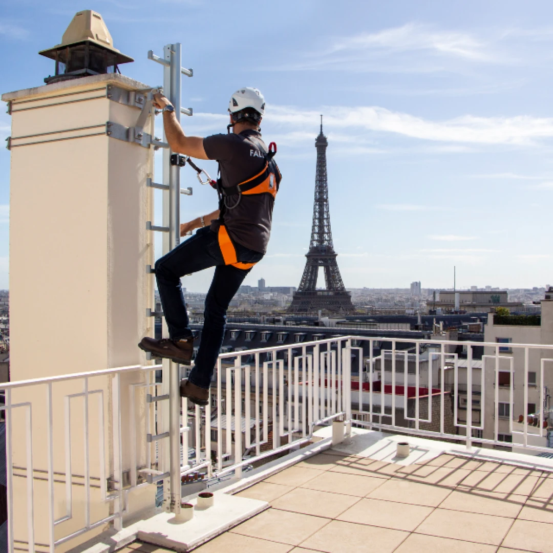 Fallprotec mastladder Parijs