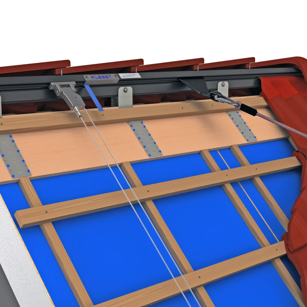 Flesst Railsysteem valbeveiliging Eurosafe Solutions