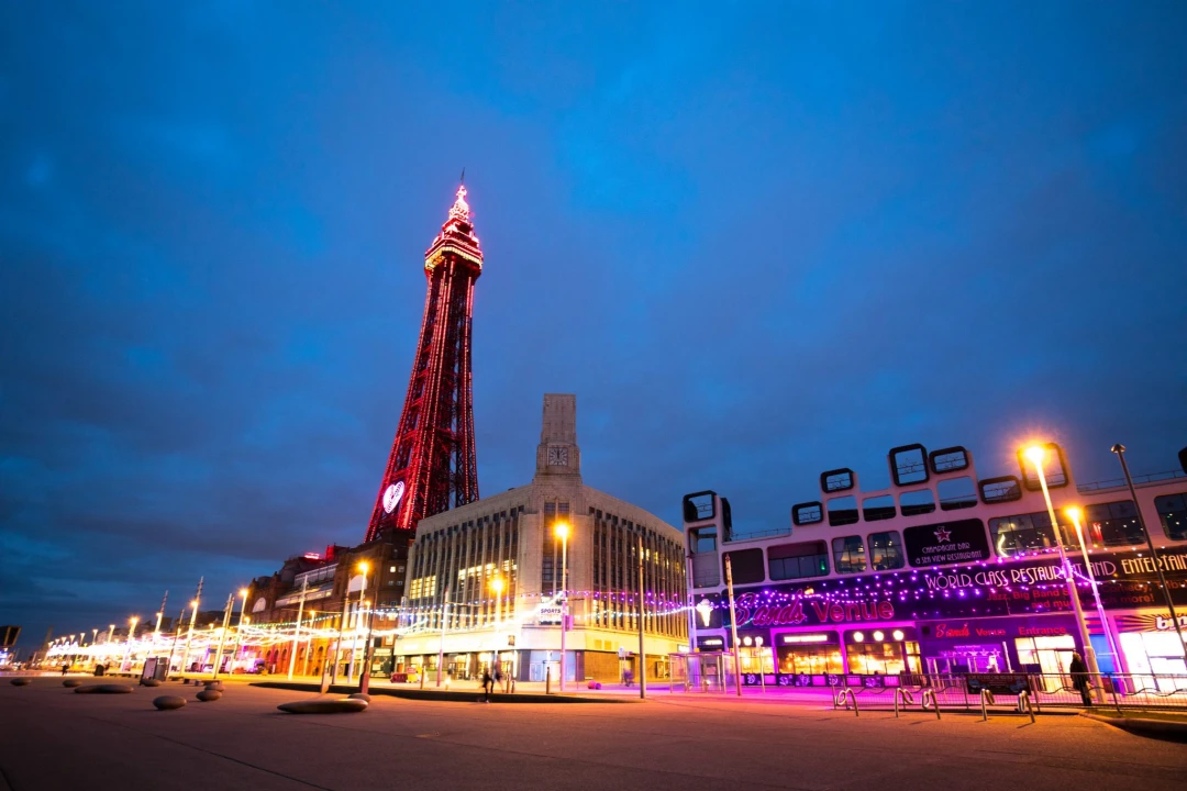 Valbeveiliging op The Blackpool Tower UK