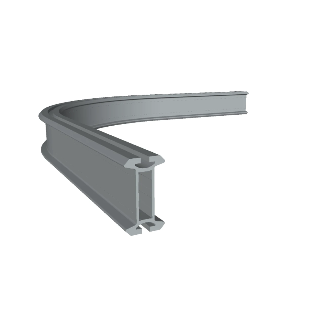 3D tekening van stalen bocht