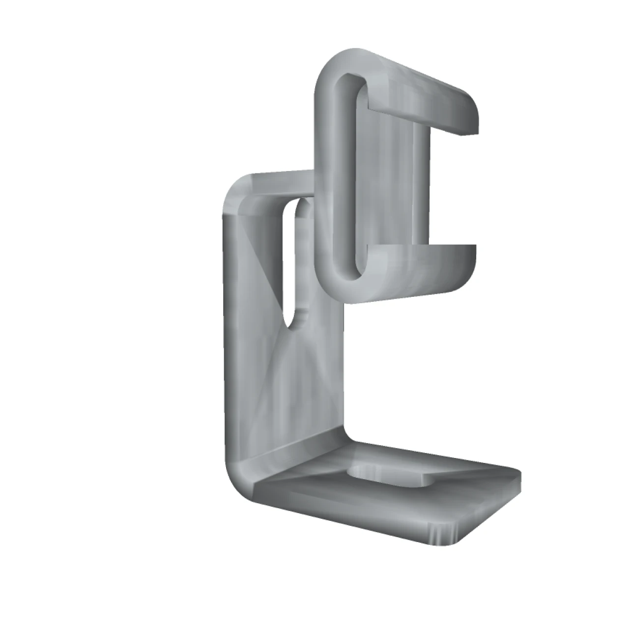 3D tekening van bracket voor Multirail