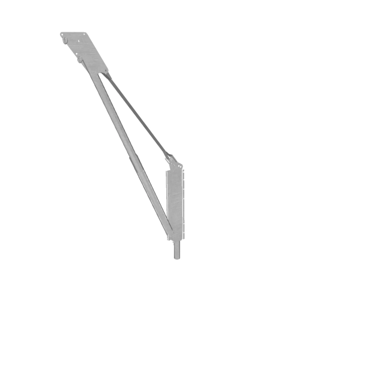 3D tekening van PDQ davitsarm