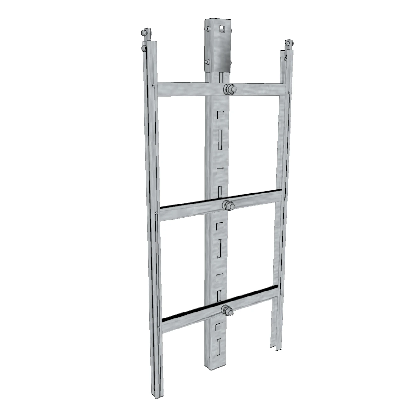 3D tekening van geopende Pivotloc