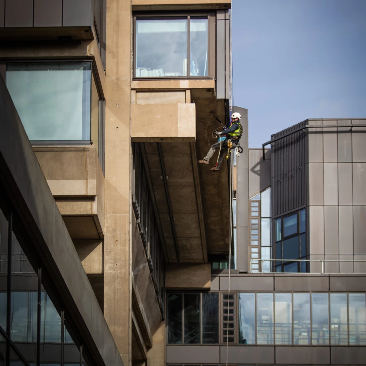 David Attenborough Building, Rope Access