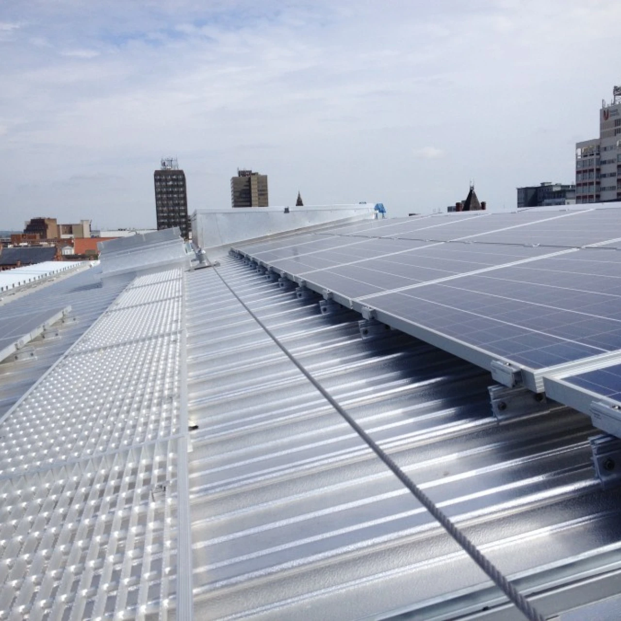 Teesside University walkway and mansafe