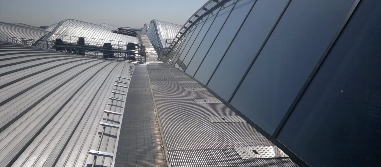 Roof Walkway Testing - Grillage Walkway System