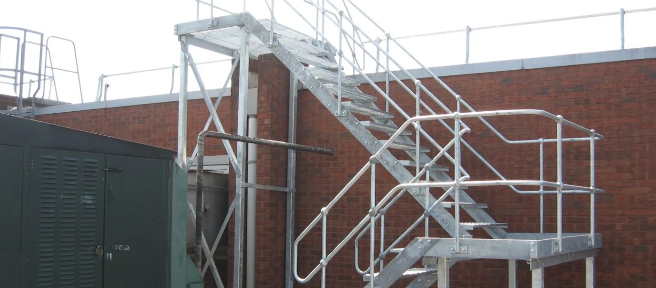 Steps & Stairs Inspection - Fire Escape Testing - Asda Tilbury Staircase