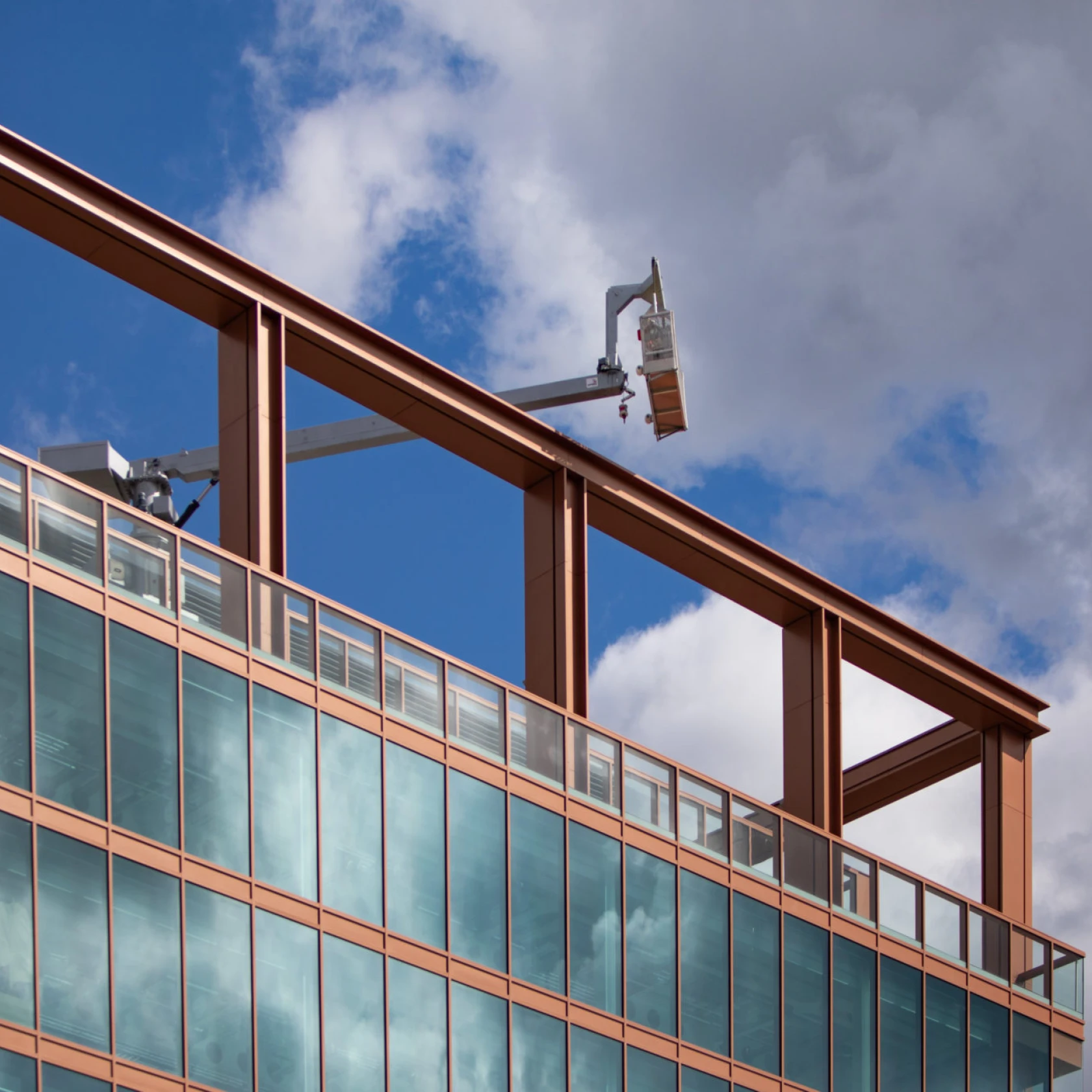 The Lumen, GPI BMU, window cleaning cradles