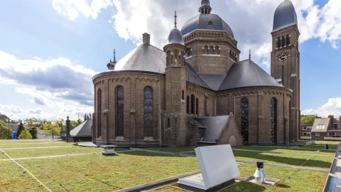 Groendak op het Speelhuis in Helmond
